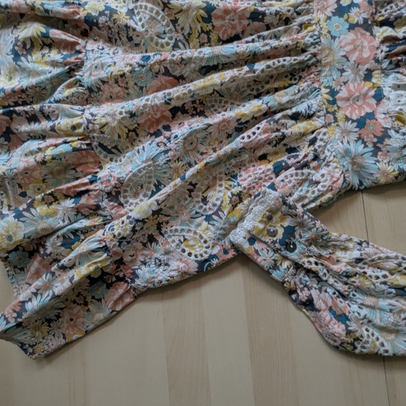 MELLODAY Floral Lace Button-Down Dress - Picture 5 of 16